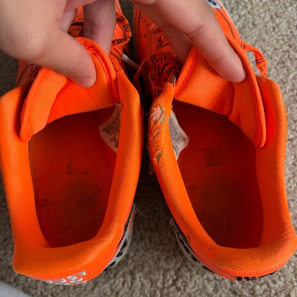 Nike Air Force 1 Low Just Do It (AR7719-800 ) Neon Orange Black sneakers Size 8 main image 11